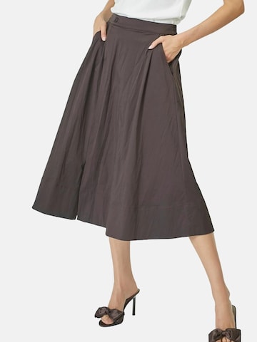 Jupe 'Cotton' co'couture en marron : devant