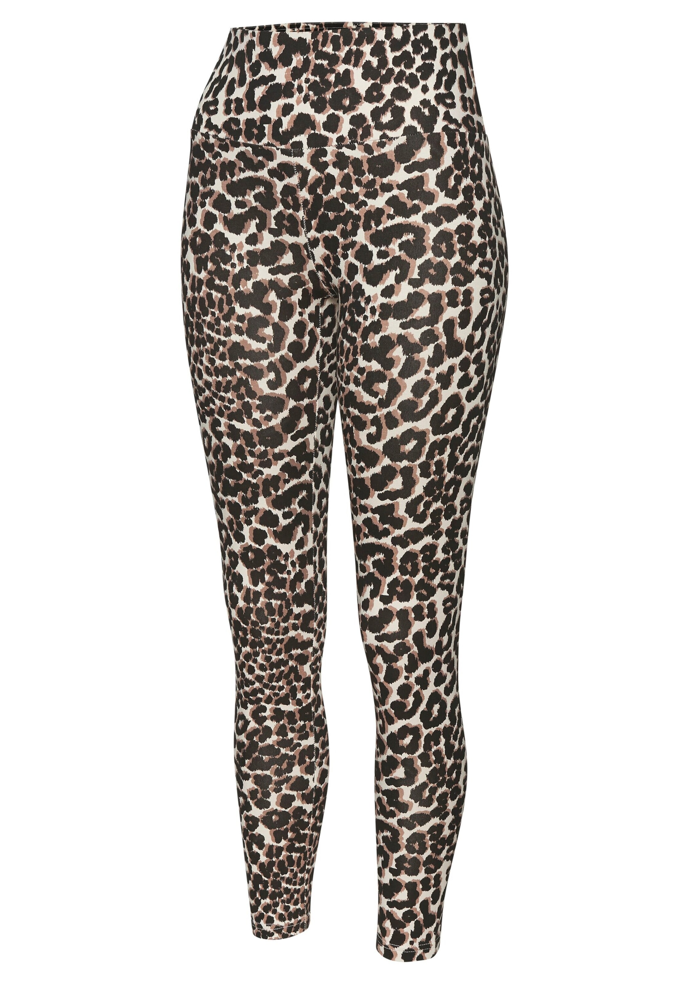 LASCANA ACTIVE Skinny Sporthose in Beige