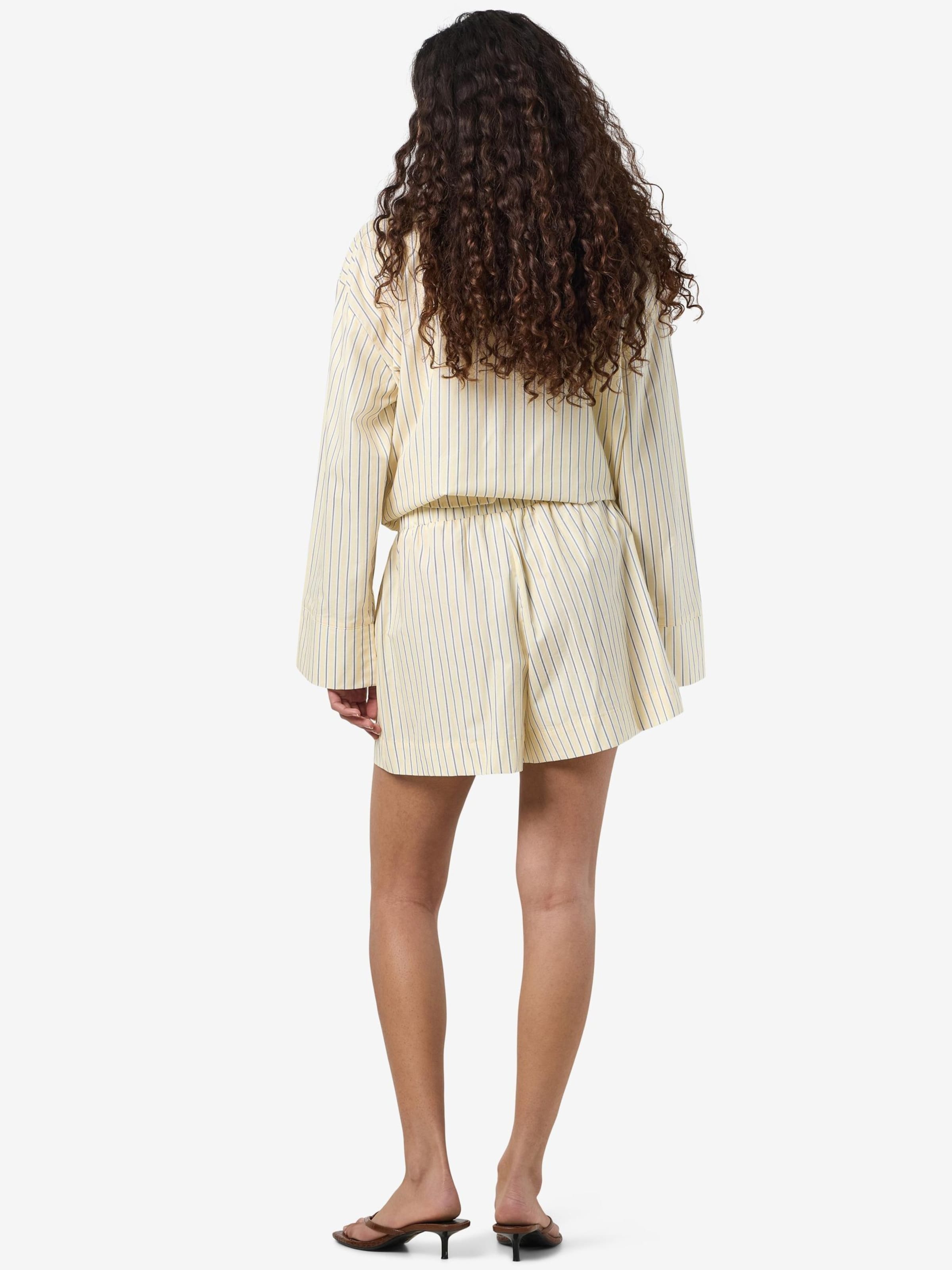 Wide Leg Pantalon Noisy may en jaune