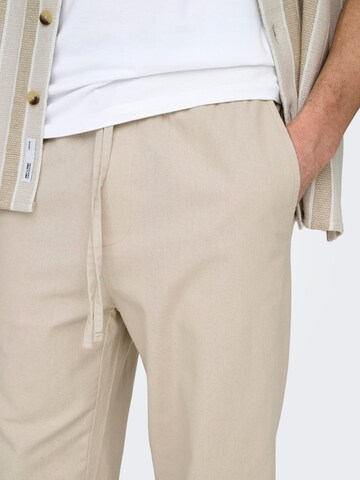 Only & Sons - Loosefit Pantalón 'ONSSinus' en gris