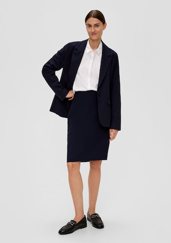 s.Oliver BLACK LABEL Rok in Blauw