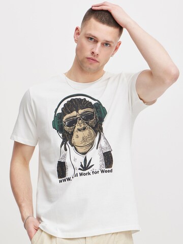 T-Shirt BLEND en blanc : devant