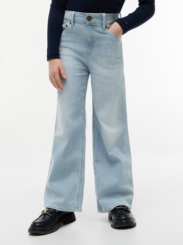 Wide leg Jeans 'MABEL' de la TOMMY HILFIGER pe albastru: față