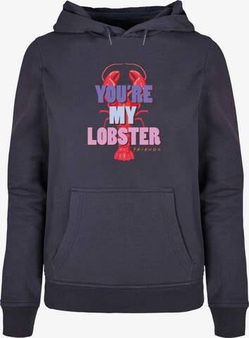 Felpa 'Friends - My Lobster' di ABSOLUTE CULT in blu: frontale