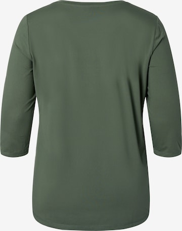 Active by Zizzi Shirt 'ABASIC ONE' in Green