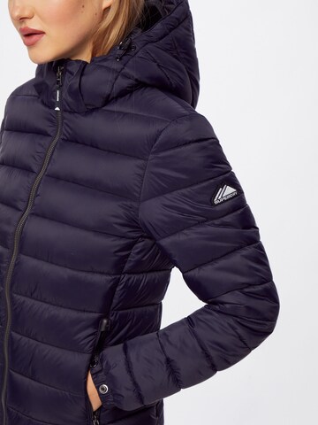 Superdry Winter Jacket 'Fuji' in Blue