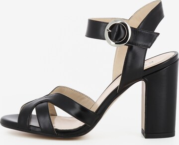 EVITA Strap Sandals in Black