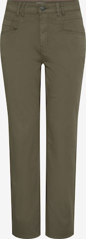 Regular Pantalon 'PZEVELYN' Pulz en vert : devant