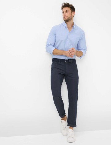 BRAX Regular Chino Pants 'Chuck' in Blue: front
