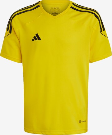 ADIDAS PERFORMANCE Regular Performance Shirt 'Tiro 23 League' in Yellow: front