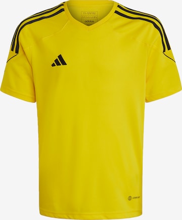 T-Shirt fonctionnel 'Tiro 23 League' ADIDAS PERFORMANCE en jaune : devant