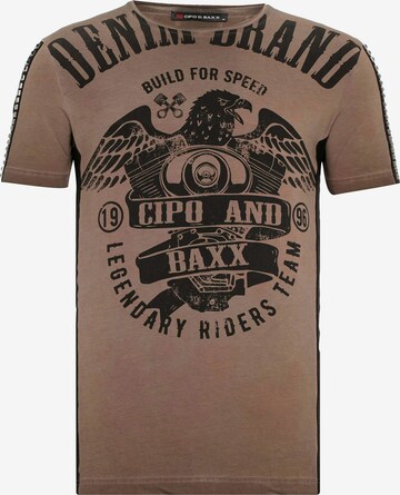 CIPO & BAXX Shirt in Braun: predná strana