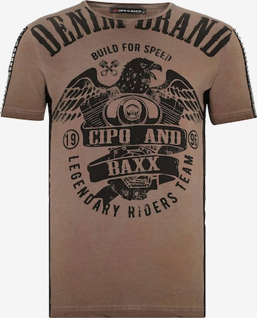 CIPO & BAXX Shirt in Brown: front