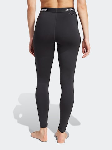 Coupe slim Pantalon de sport ADIDAS TERREX en noir
