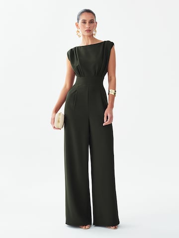 Tuta jumpsuit 'Sumi' di Willa in verde: frontale