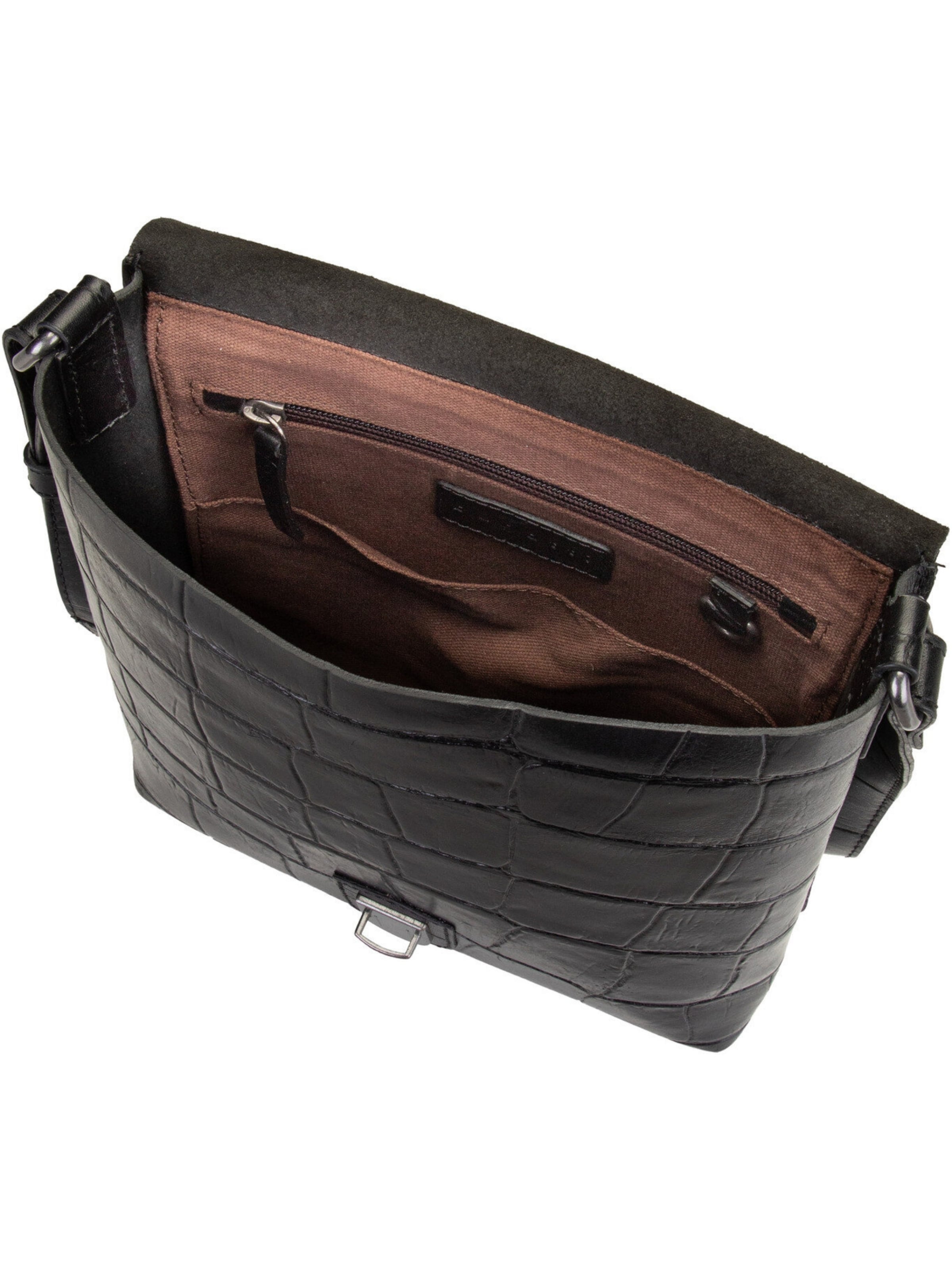 bugatti Schoudertas 'Nevio' in Zwart