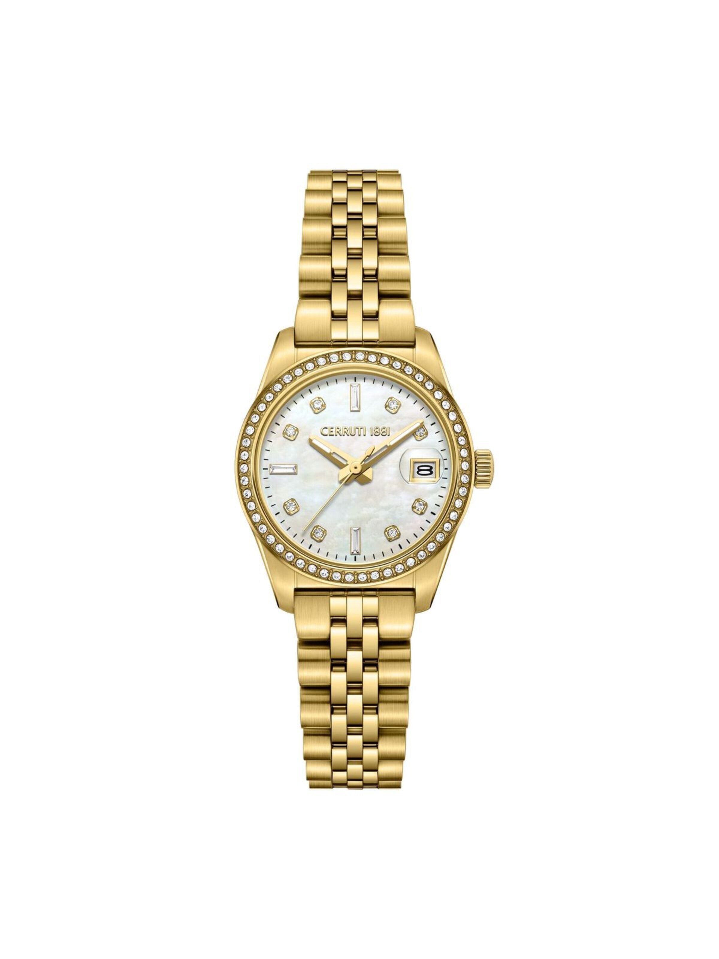 CERRUTI 1881 Analog watch 'Date watch Cerruti Watch Baccio' in Gold: front