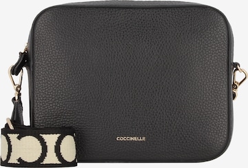 Coccinelle - Bolso de hombro 'Tebe' en negro: frente