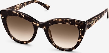 Kapten & Son Okulary przeciwsłoneczne 'Sofia Crystal Tortoise Brown' w kolorze brązowy: przód