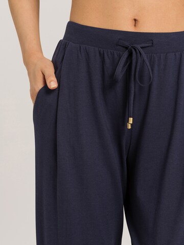 Hanro Pajama Pants 'Sleep&Lounge' in Blue