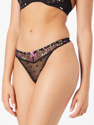 Boux Avenue String 'CAMILE' in Schwarz: predná strana