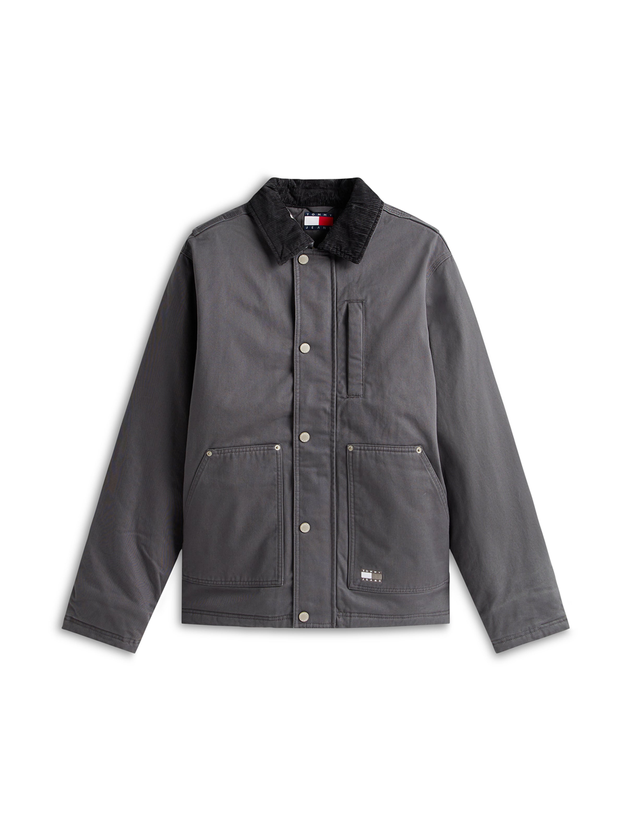 Tommy Jeans Jacke in Schwarz: Vorderseite