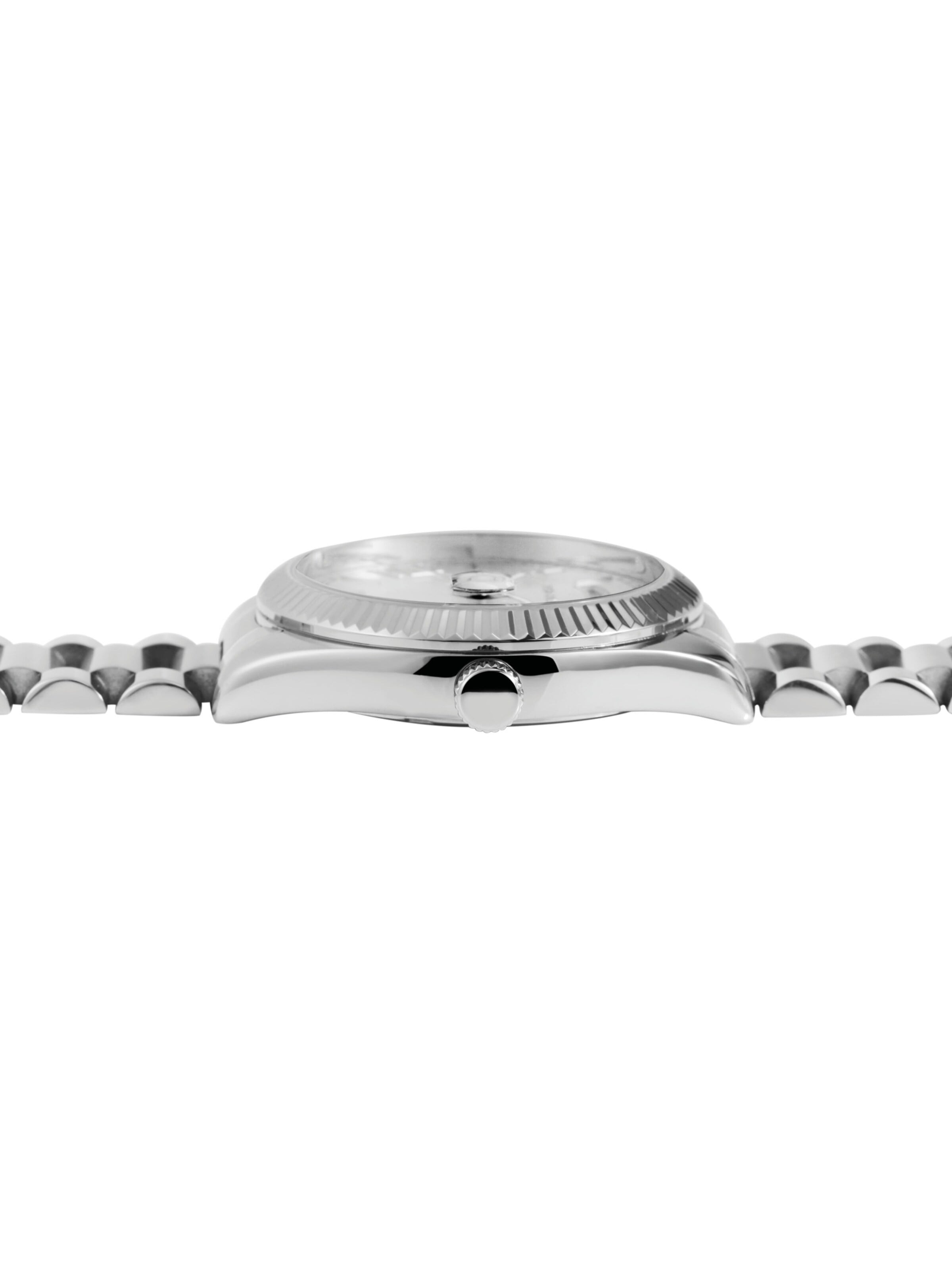 Just Watch Analog Watch 'Luka, Datumsanzeige' in Silver