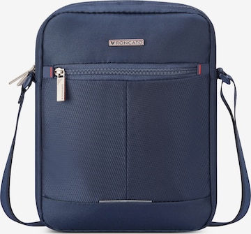 Borsa a tracolla 'Easy Office 2.0' di Roncato in blu: frontale