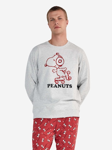 Gisela Pyjamas lang 'Snoopy' i grå