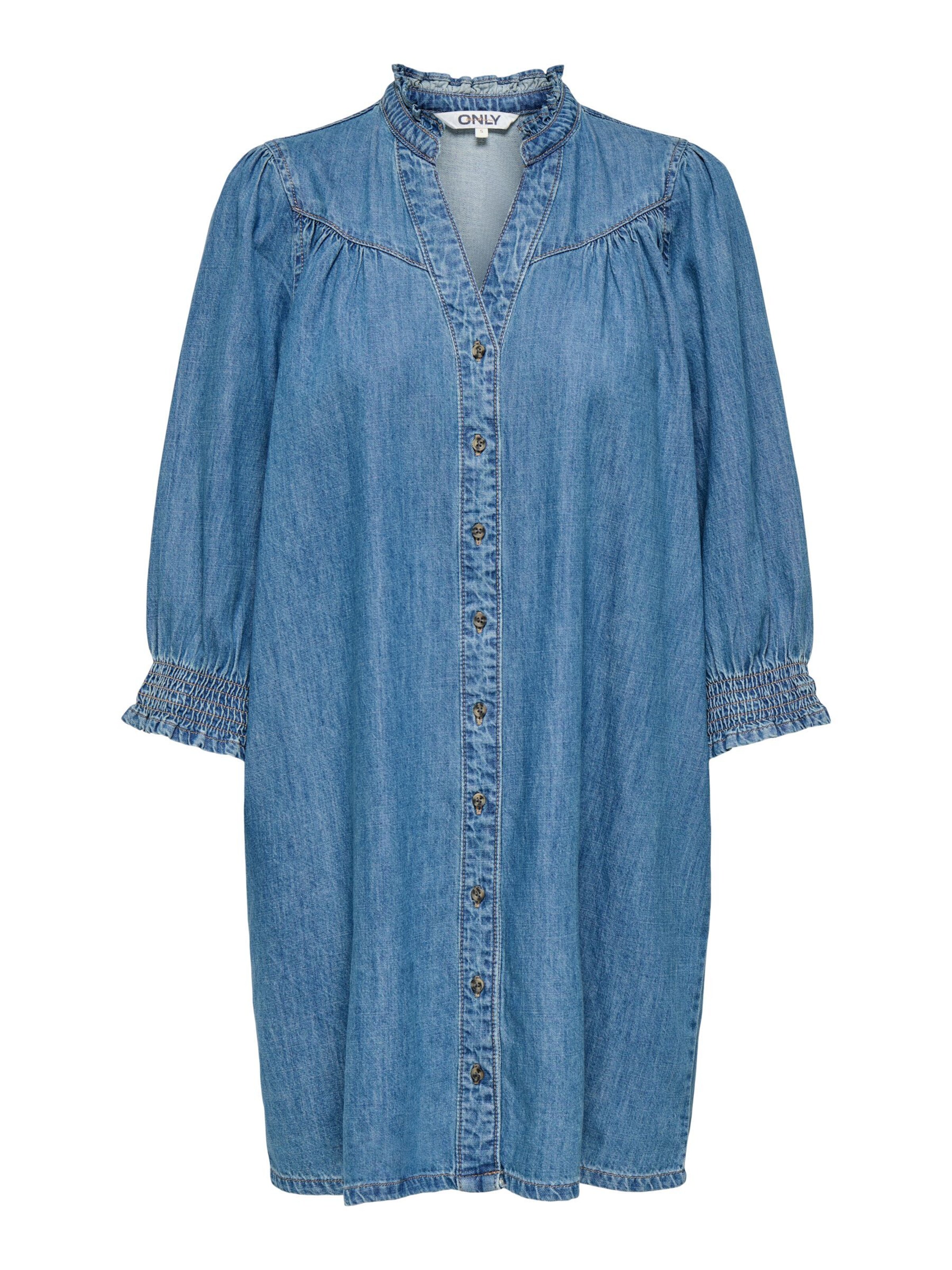 ONLY Jurk 'ONLRAYA' in de kleur Blauw, Productweergave