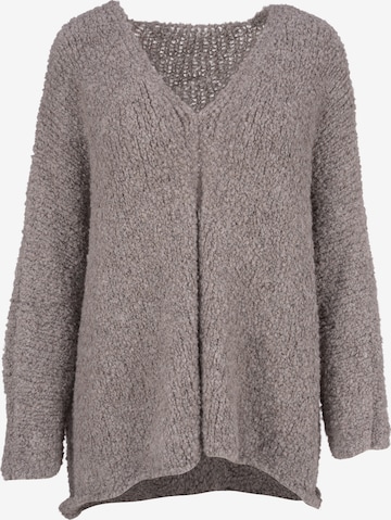 Seasons of April Knit Cardigan 'Robin' in Brown: front