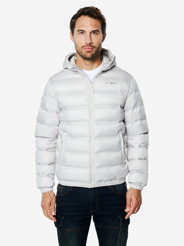 Veste mi-saison KOROSHI en gris : devant