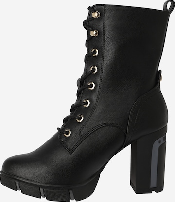 MUSTANG Lace-Up Ankle Boots in Black