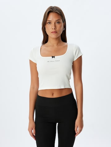 Koton Shirt in Wit: voorkant