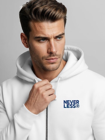 Neverless Sweatjacke 'California Sunset' in Weiß