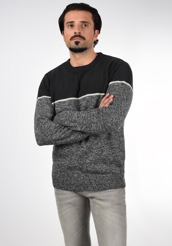INDICODE JEANS Sweater in Black: front