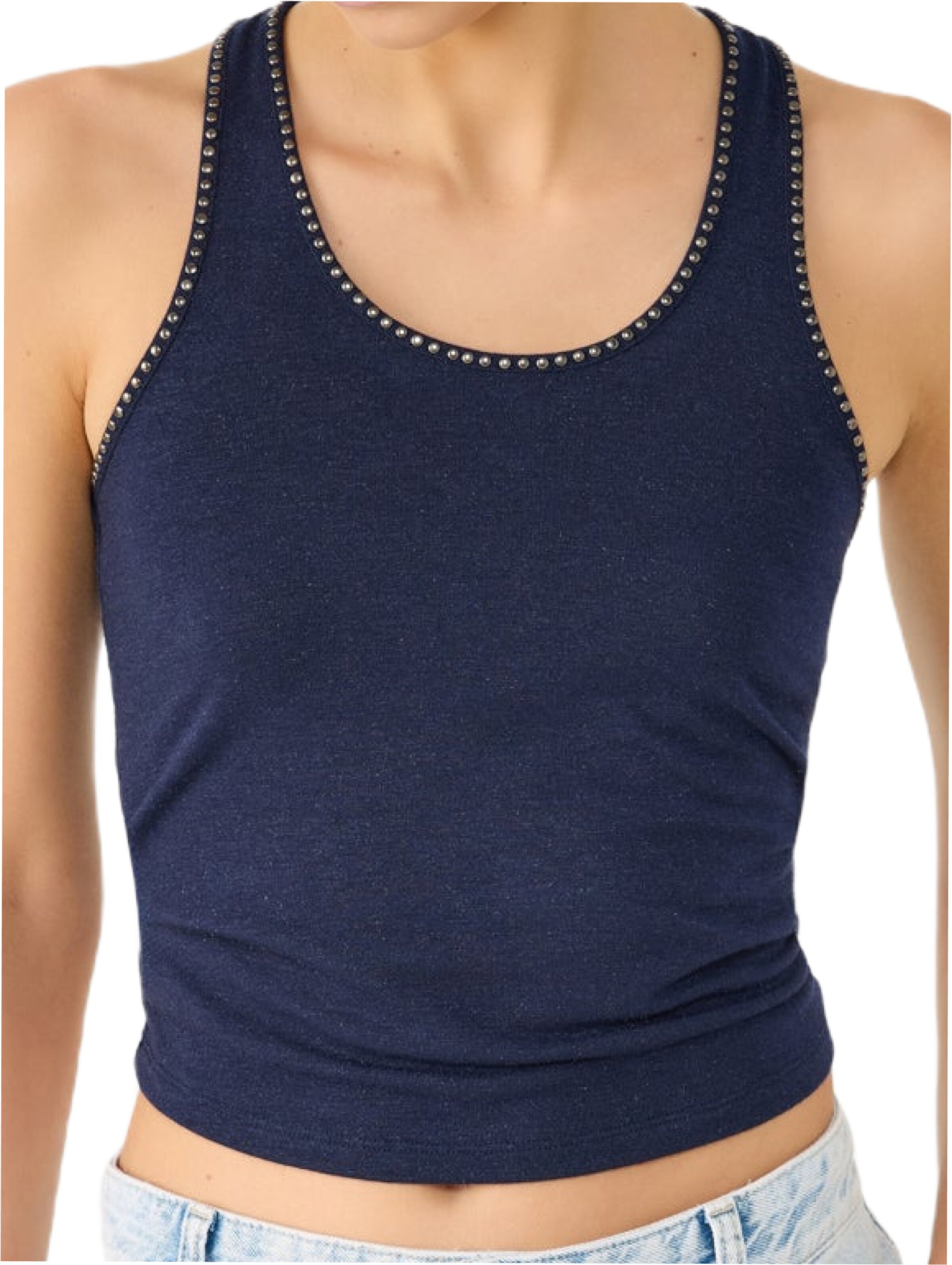 No Matter What Top in Blue