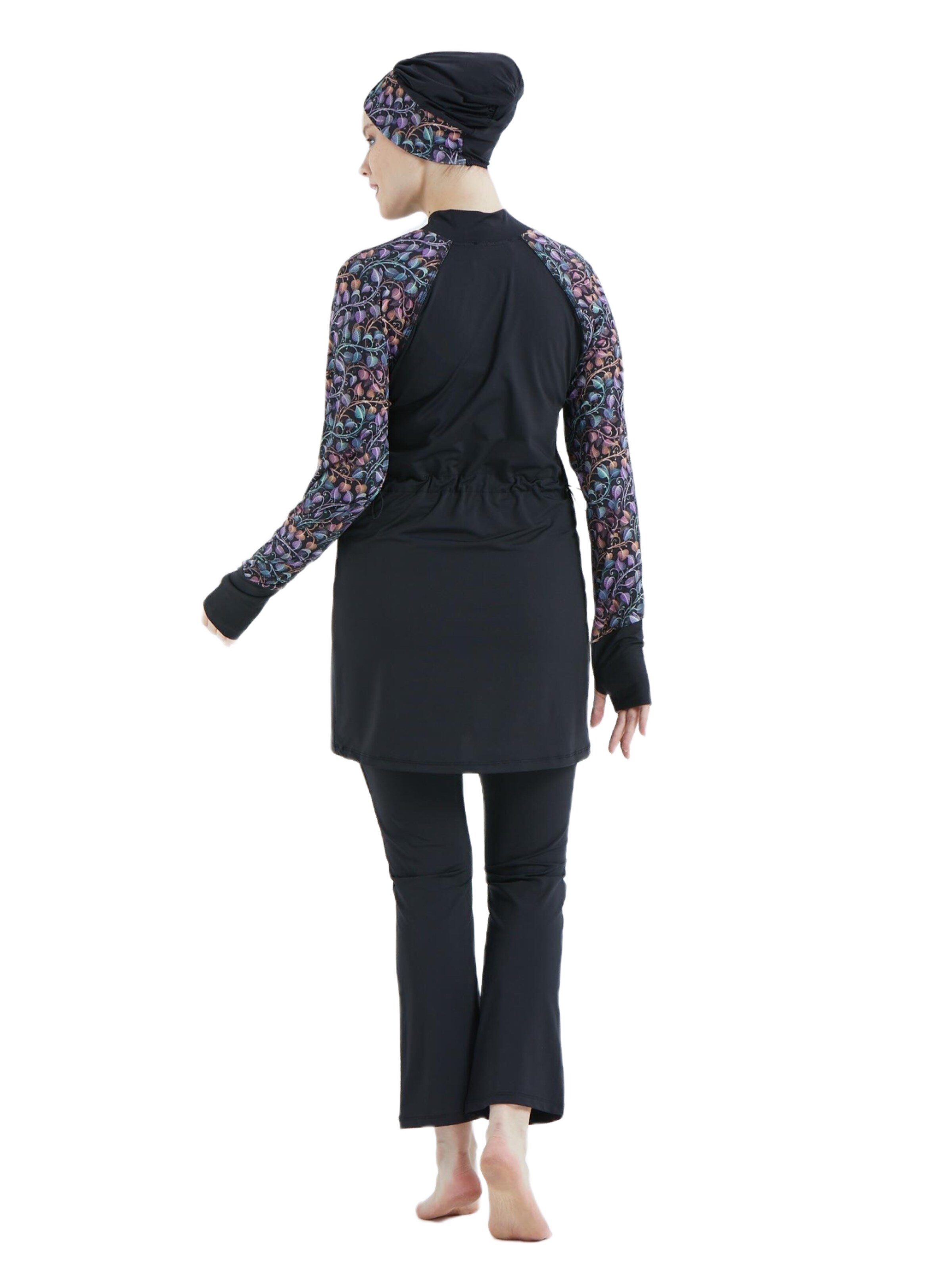 C&City Badpakjurk 'Hijab' in Zwart