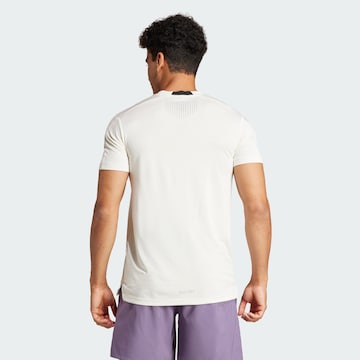 ADIDAS PERFORMANCE Λειτουργικό μπλουζάκι 'Designed for Training HIIT' σε λευκό