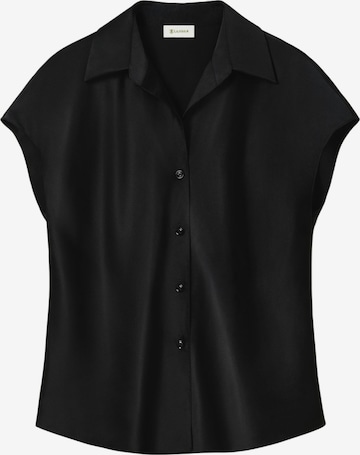 Lilysilk - Blusa en negro: frente