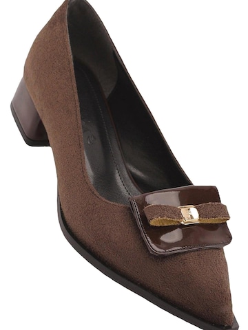 Limoya Slingback Pumps 'Damen-Absätze' in Brown: front