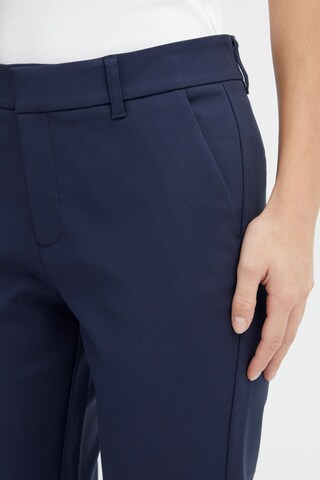 PULZ Jeans - Acampanado Pantalón 'Bindy' en azul