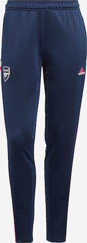 Regular Pantalon de sport 'FC Arsenal Condivo 22' ADIDAS SPORTSWEAR en bleu : devant
