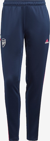 ADIDAS SPORTSWEAR Regular Workout Pants 'FC Arsenal Condivo 22' in Blue: front