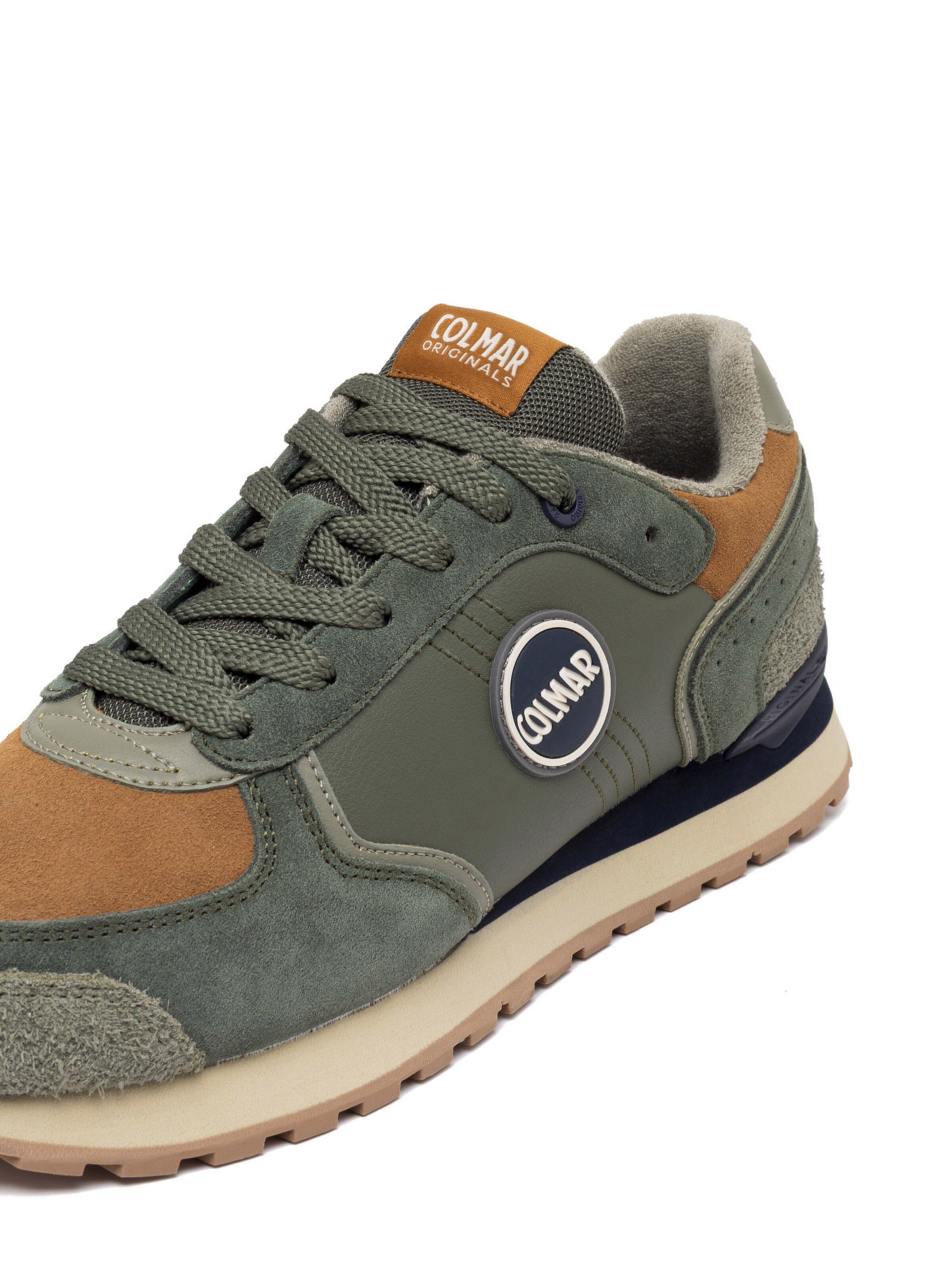 Sneaker bassa 'Travis Block' di Colmar in verde: frontale