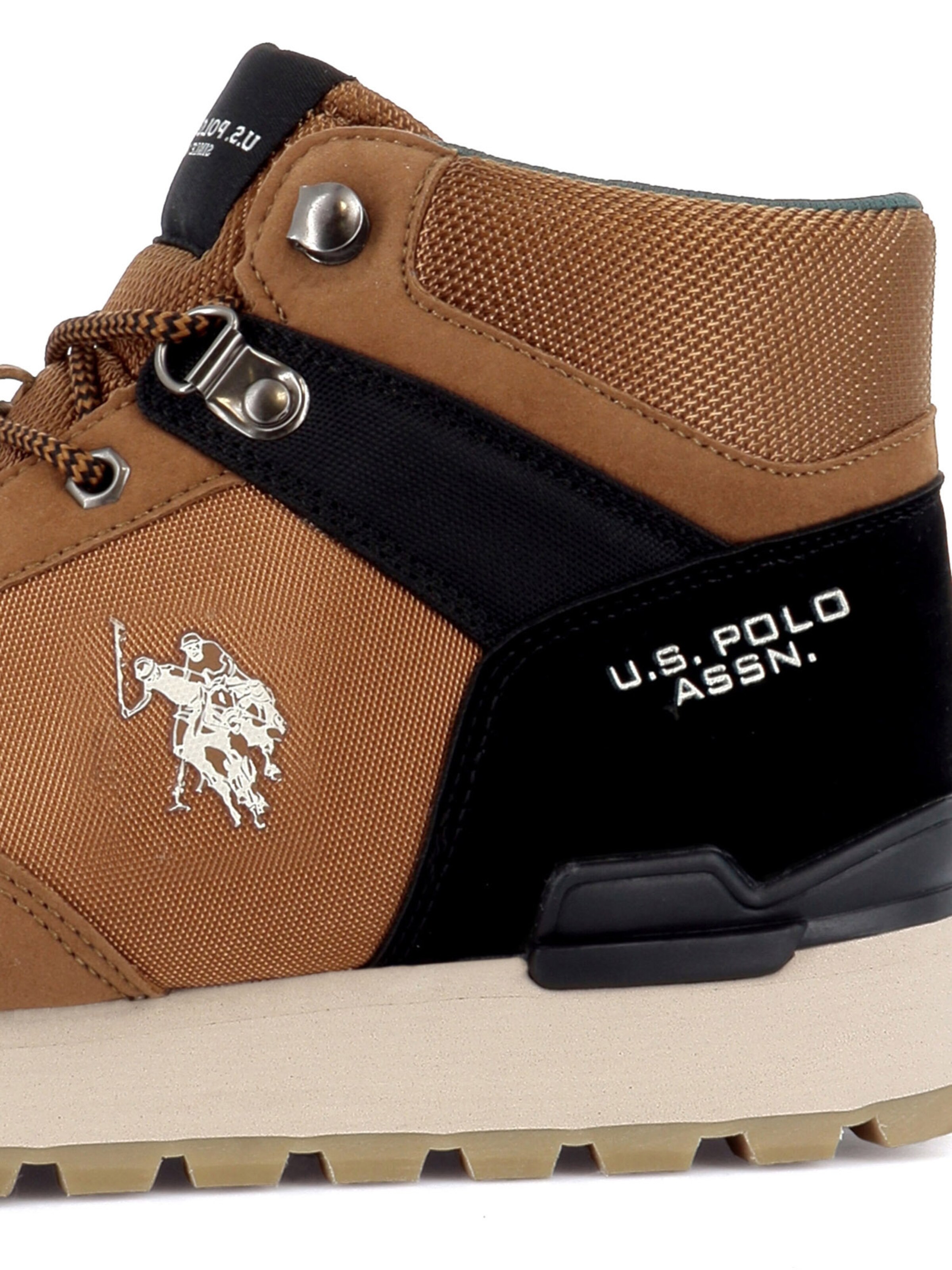 US POLO ASSN. Šněrovací boty 'Aron' – hnědá
