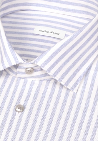 SEIDENSTICKER Slim fit Business shirt in Blue