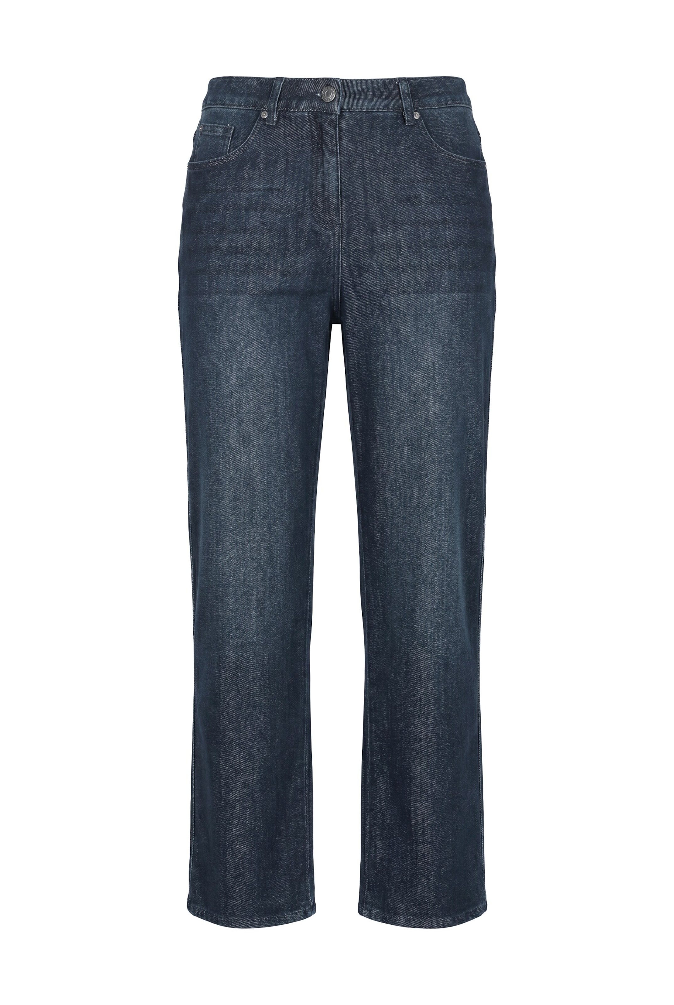 Ulla Popken Jeans in 32-34/Regular in de kleur Blauw denim, Productweergave