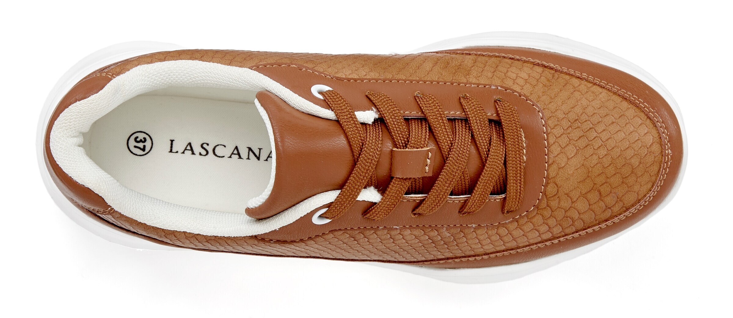 LASCANA Sneakers in Beige