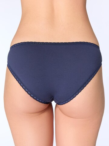 Albero Natur Panty 'Damen Bio Baumwoll Slip mit Spitze' in Blue